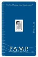 Lingote de Paladio de 1 g PAMP