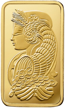 25 x 1g Lingote de oro PAMP Lady Fortuna Multigramo Acuñado