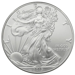 Moneda American Eagle de Plata de 1 oz 2019