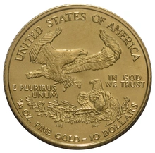Moneda American Eagle de Oro de 1/4 oz (de Nuestra Elección)