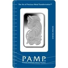 Lingote de Platino de 100 g PAMP