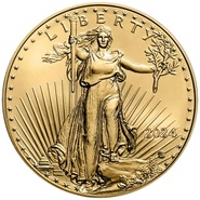 Águila Estadounidense de 1/2oz de Oro 2024