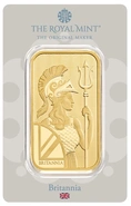 Lingote de Oro de 50 g Britannia