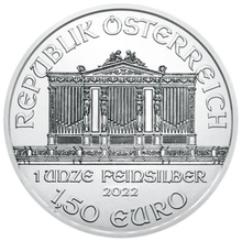 Moneda Filarmónica Viena de de Plata 1 oz 2022
