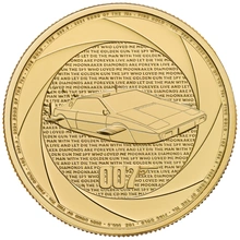 Moneda de Oro de 1 onza (6 décadas de 007, Bond desde los años 70) del 2024