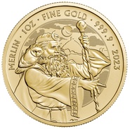 Moneda de 1oz de Oro Merlin 2023 - Serie Mitos y Leyendas