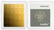 Lingote CombiBar de 20 x 1 g de Oro Heraeus