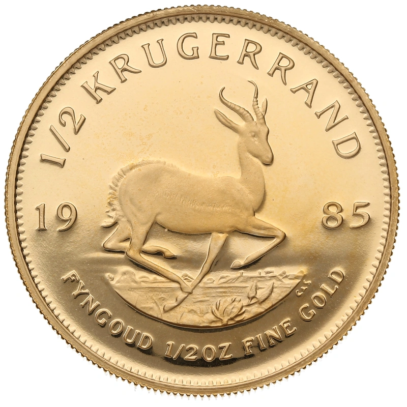 1985 Proof 1/2oz Krugerrand Gold Coin