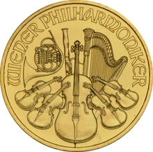 Moneda Filarmónica Viena de Oro de 1/4 oz 2018