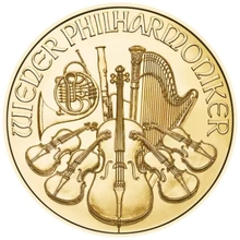 Moneda Filarmónica Viena de Oro de 1/2 oz 2024