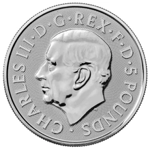 Moneda Bestias Tudor de Plata de 2 oz Toro Negro de Clarence 2023