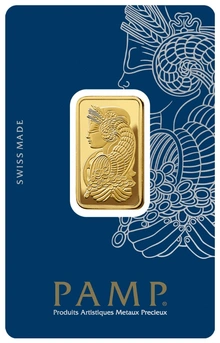 Lingote de Oro de 1/2 oz PAMP