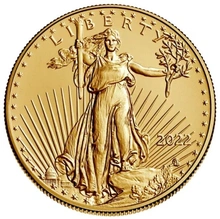 Moneda American Eagle de Oro de 1/2 oz 2022