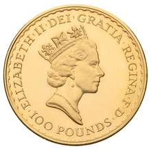 Britannia de 1oz de Oro 1988