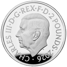Moneda de plata Proof de 1 oz del Año del Caballo de 2026 de la Royal Mint