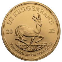 Moneda Krugerrand de 1/2 oz de Oro 2023