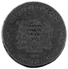 Moneda de 5oz de Plata - Anubis 2021