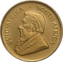 Moneda Krugerrand de 1/4 oz de Oro 1980