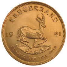 Krugerrand de 1oz de Oro 1991