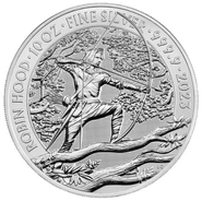 Moneda Mitos y Leyendas Robin Hood de Plata de 10 oz 2023