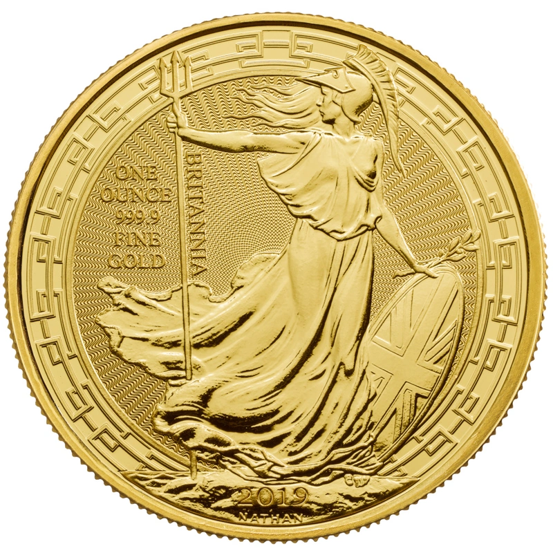 Moneda Britannia de Oro de 1 oz 2019 Borde Oriental