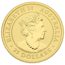 Moneda Canguro Australiano de Oro de 1/4 oz 2019