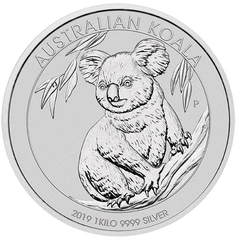Moneda Koala Australiano de Plata de 1 kg 2019