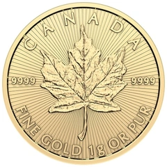 Moneda de Oro MapleGram 1 g