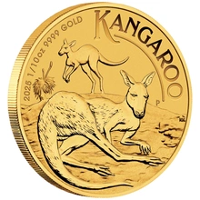 Moneda Canguro Australiano de Oro de 1/10 oz 2025