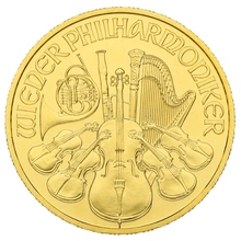 Moneda Filarmónica Viena de Oro de 1/4 oz 2020