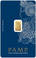 Lingote de Oro de 1 g PAMP