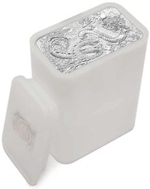 Moneda Dragón Rectangular de Plata de 1 oz 2024