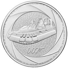 2025 Seis décadas de 007, Bond de los años 2000 Moneda de plata de 1 onza