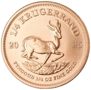 Moneda Krugerrand de 1/4 oz de Oro 2025