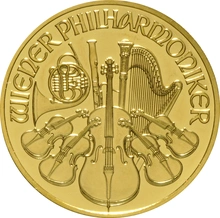 Moneda Filarmónica Viena de Oro de 1 oz 2012