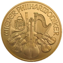 Moneda Filarmónica Viena de Oro de 1 oz 2013
