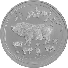 Perth Mint 1oz de Plata - 2019 Año del Cerdo
