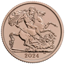 Moneda Medio Soberano de Oro 2024