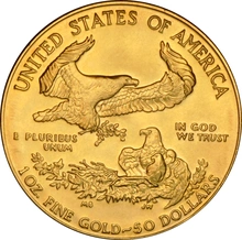 Moneda American Eagle de Oro de 1 oz 1990