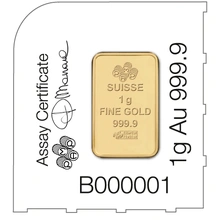 Paquete de Lingotes PAMP Multigramo de 12 g de Oro