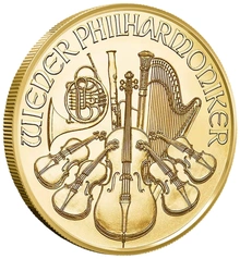 Moneda Filarmónica Viena de Oro de 1/2 oz 2026