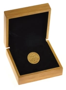 Moneda 20 Francos Franceses en caja Ángel de la Guarda