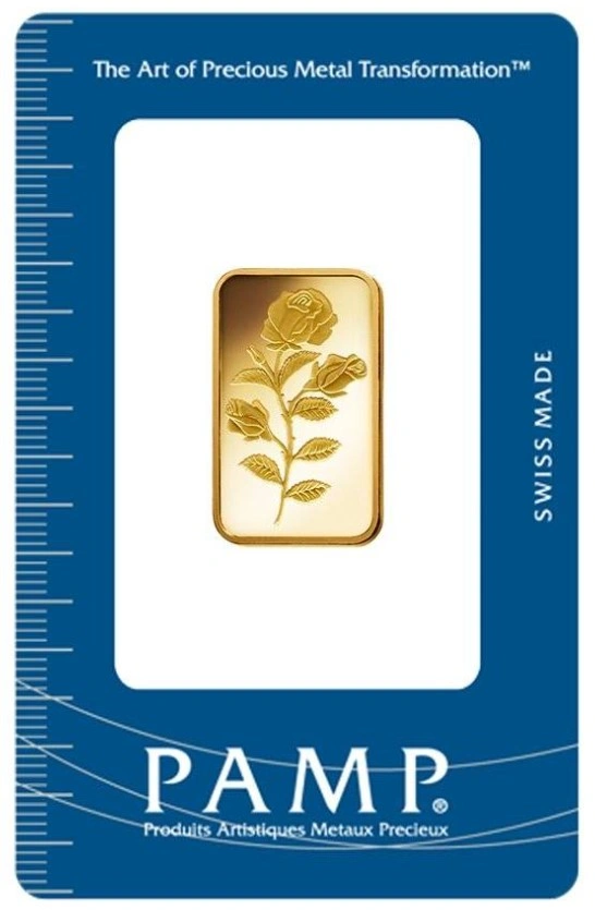 Lingote de Oro de 10 g PAMP Rosa