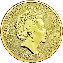 Moneda Dos Dragones de Oro de 1 oz 2018
