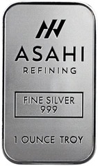 Lingote de Plata de 1 oz Asahi