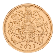 Moneda Cuarto de Soberano de Oro 2022