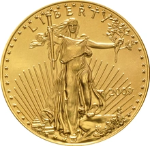 Moneda American Eagle de Oro de 1 oz 2009