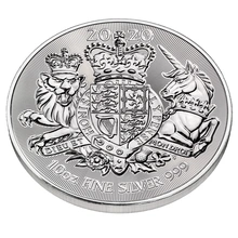 Moneda Escudo de Armas de Plata de 10 oz 2020