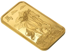 Lingote de oro de 1 oz 2026 Año del Caballo PAMP