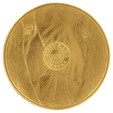 Moneda los Cinco Grandes Elefante de Oro de 1 oz 2024